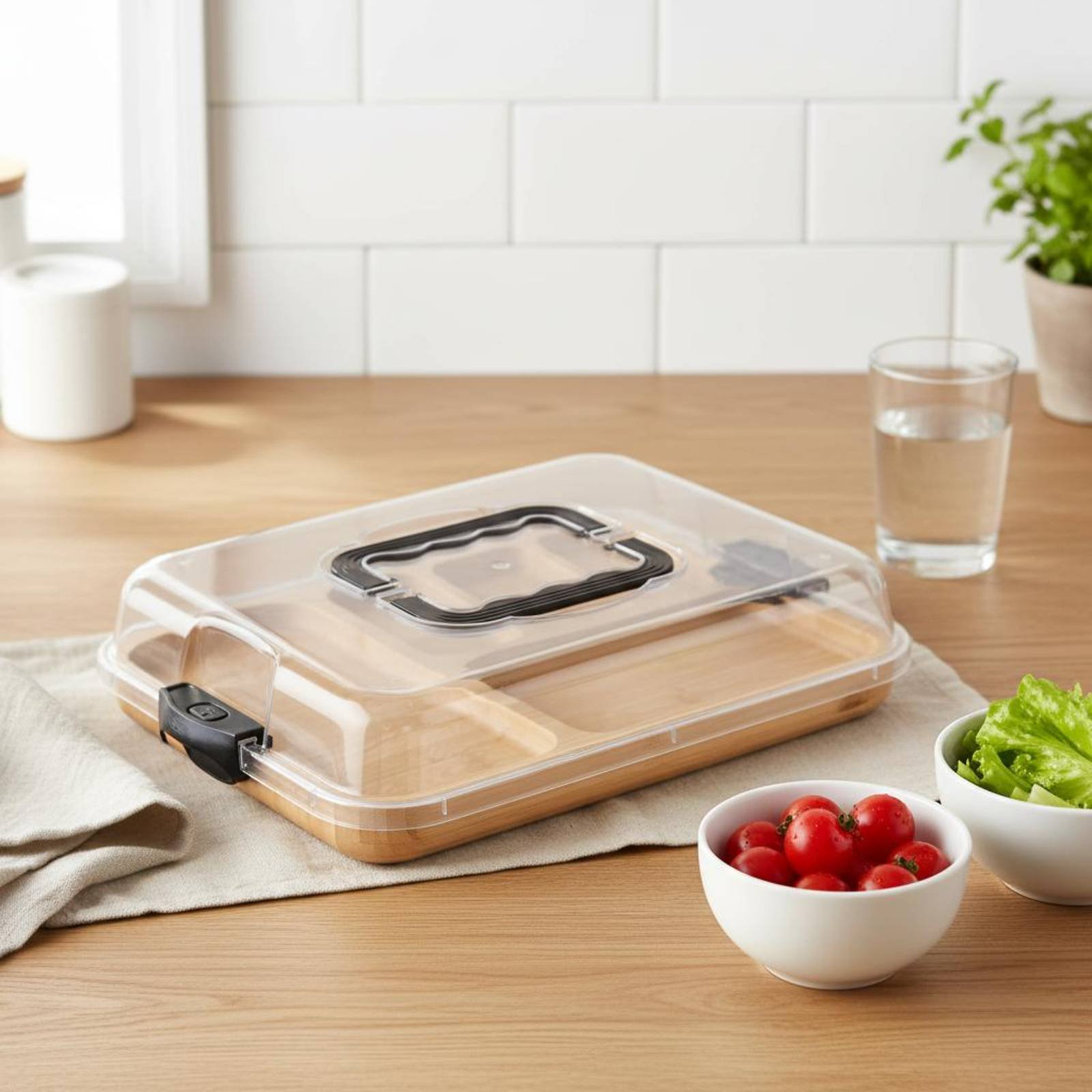 Meal Prep Glass - Contenitore per Alimenti in Vetro Riutilizzabile