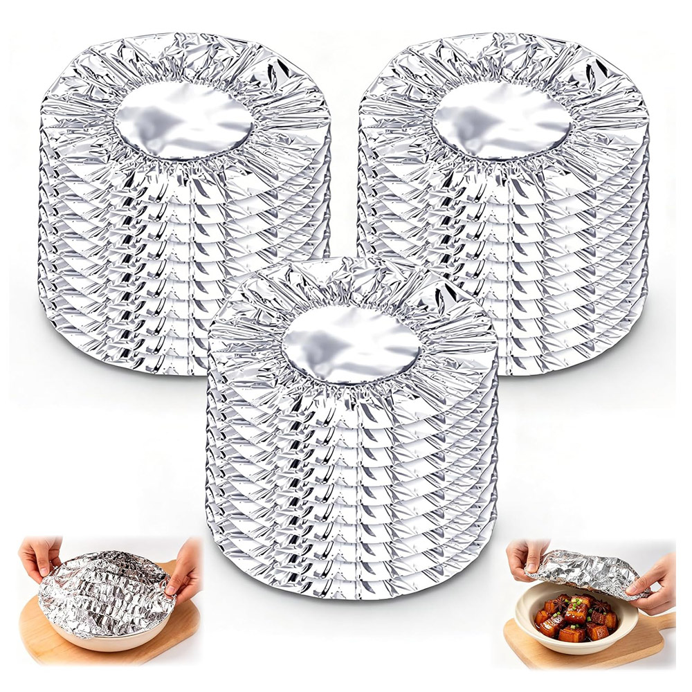 Meal Prep Chef - Coperchi Riutilizzabili in Alluminio per Alimenti,
