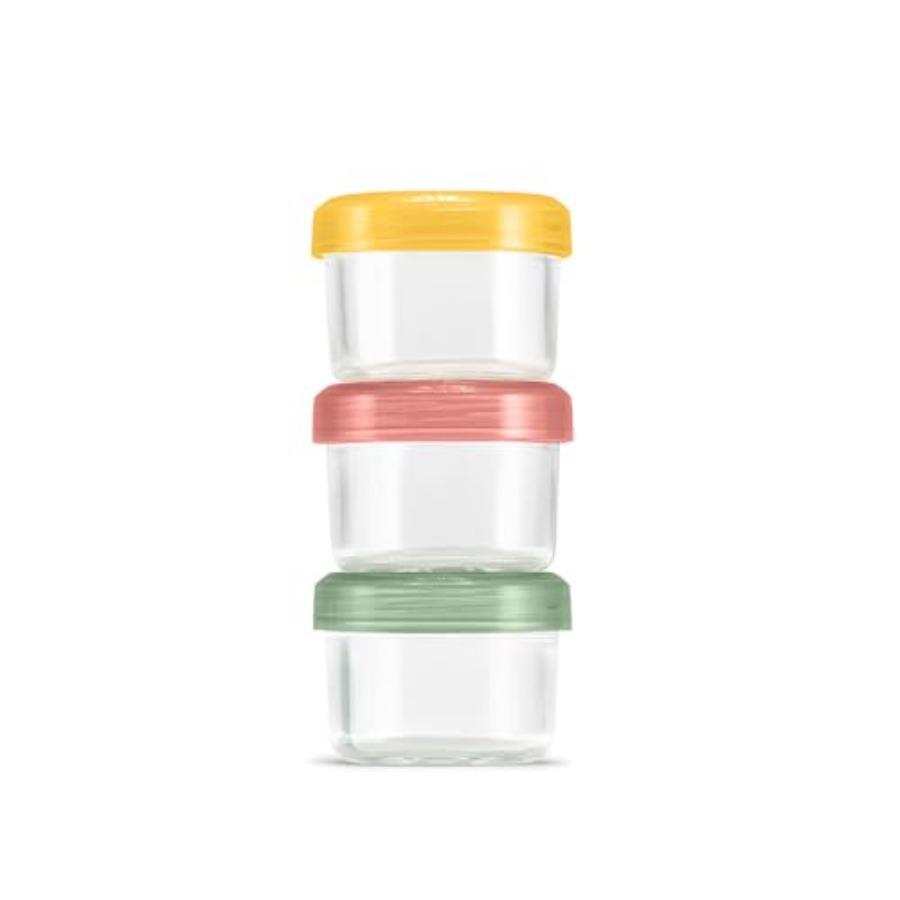 Meal Prep Glass - Set di Contenitori in Vetro Color