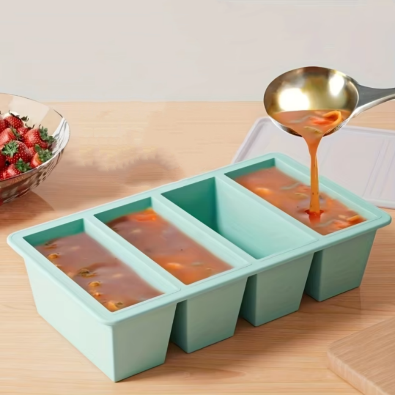 Meal Prep Chef - Vassoio per congelatore in silicone da