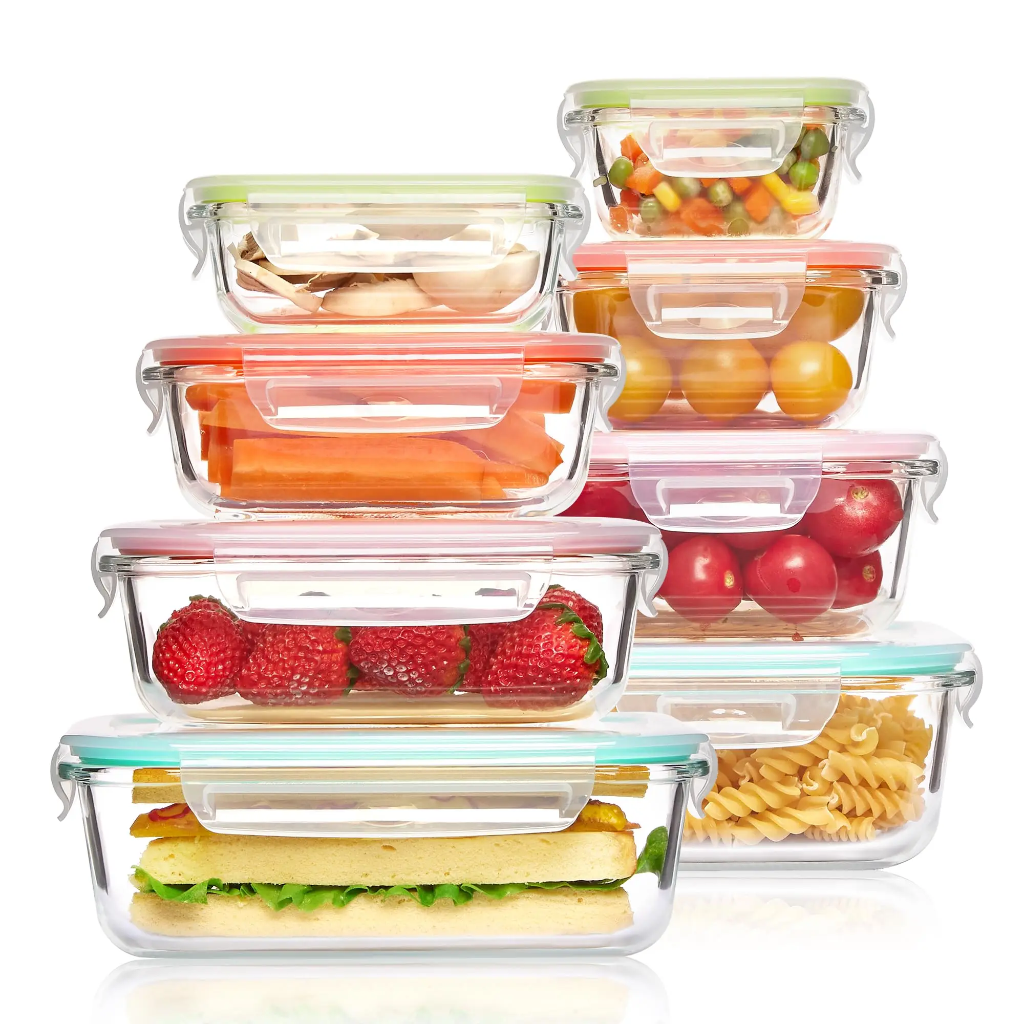 Meal Prep Ideas - Contenitori per alimenti in vetro per
