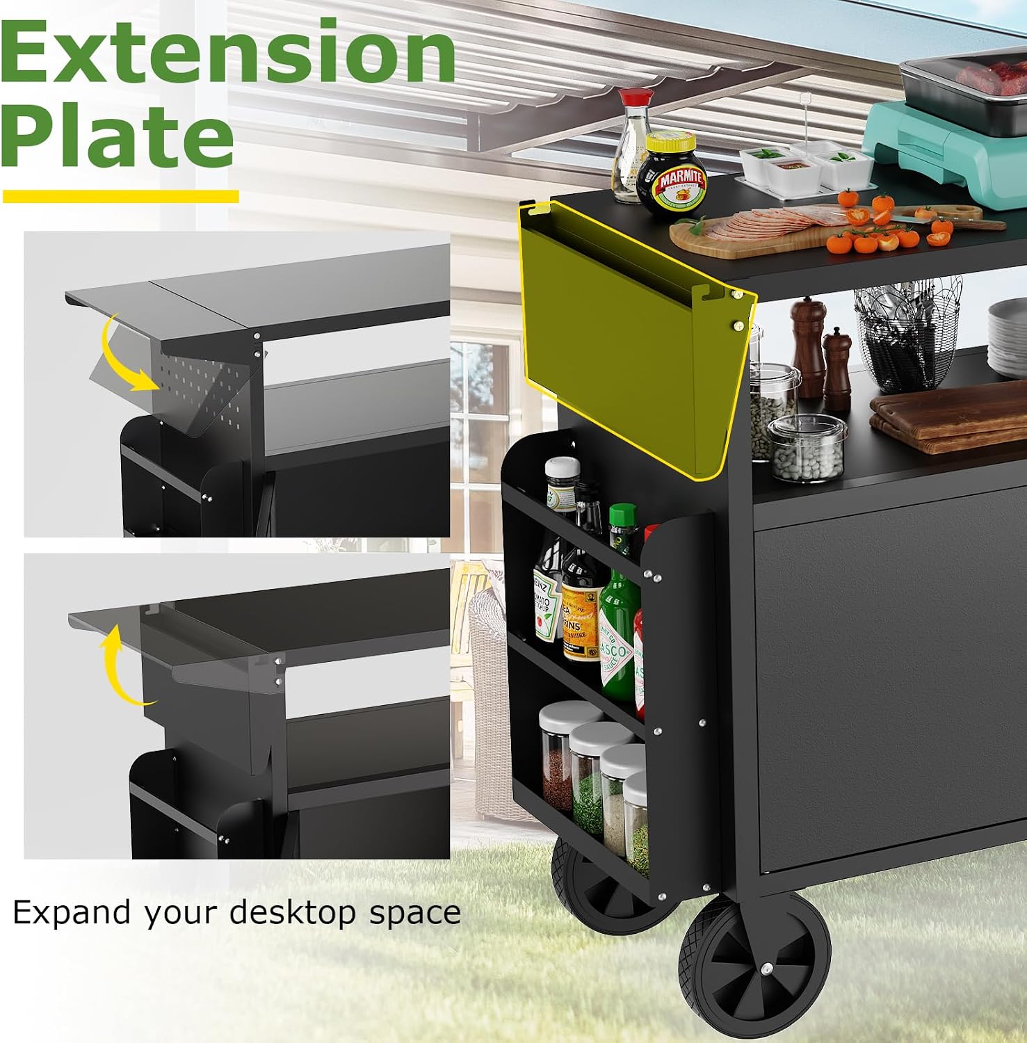 Carrello da esterno per barbec - Meal Prep Chef recensione e prezzo
