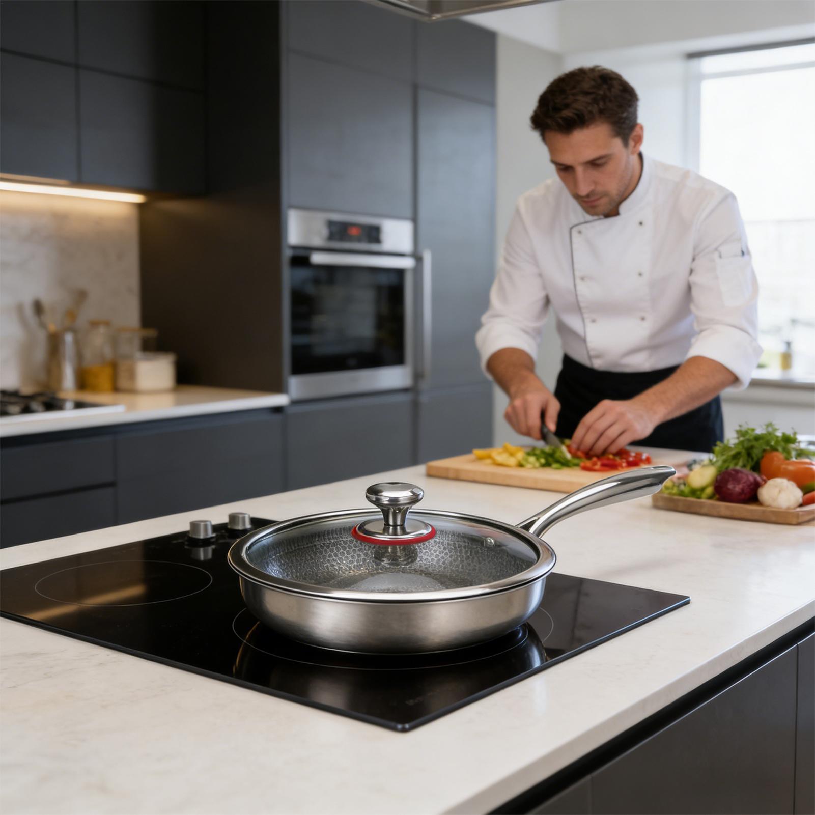Padella in titanio antiaderent - Meal Prep Glass recensione e prezzo
