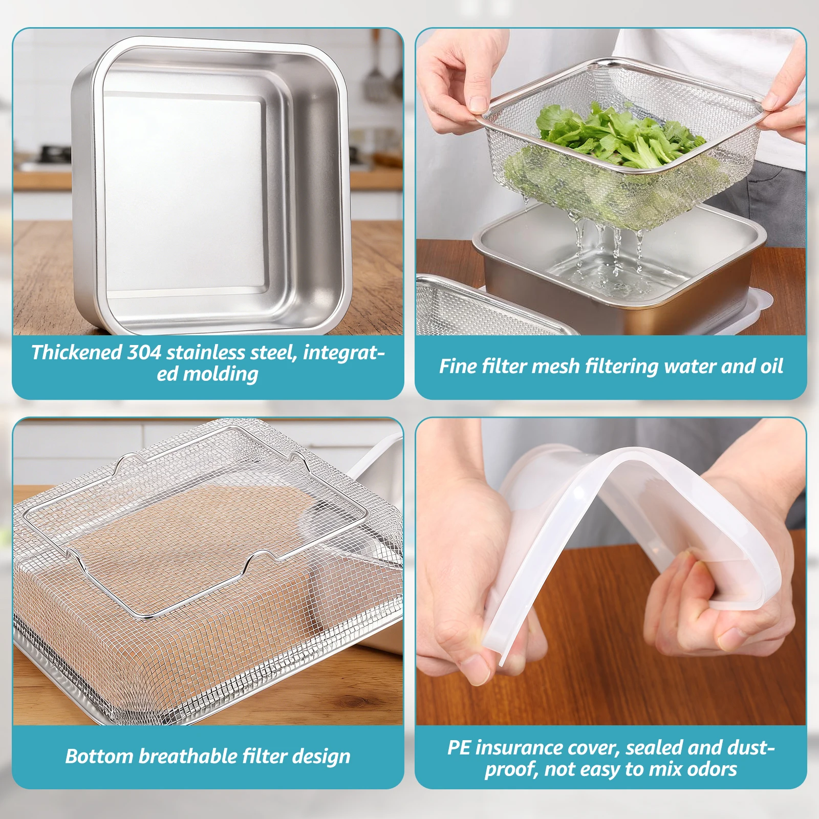 Set 2 in 1: Ciotola Quadrata i - Meal Prep Bowl recensione e prezzo