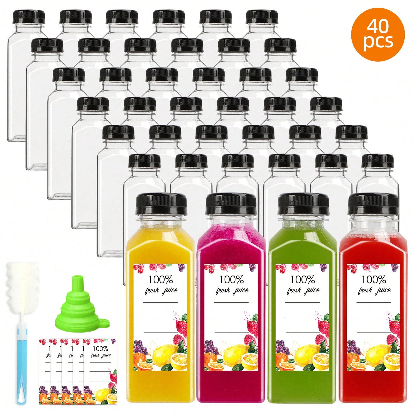 Bottiglie di plastica per succ - Meal Prep Juice recensione e prezzo