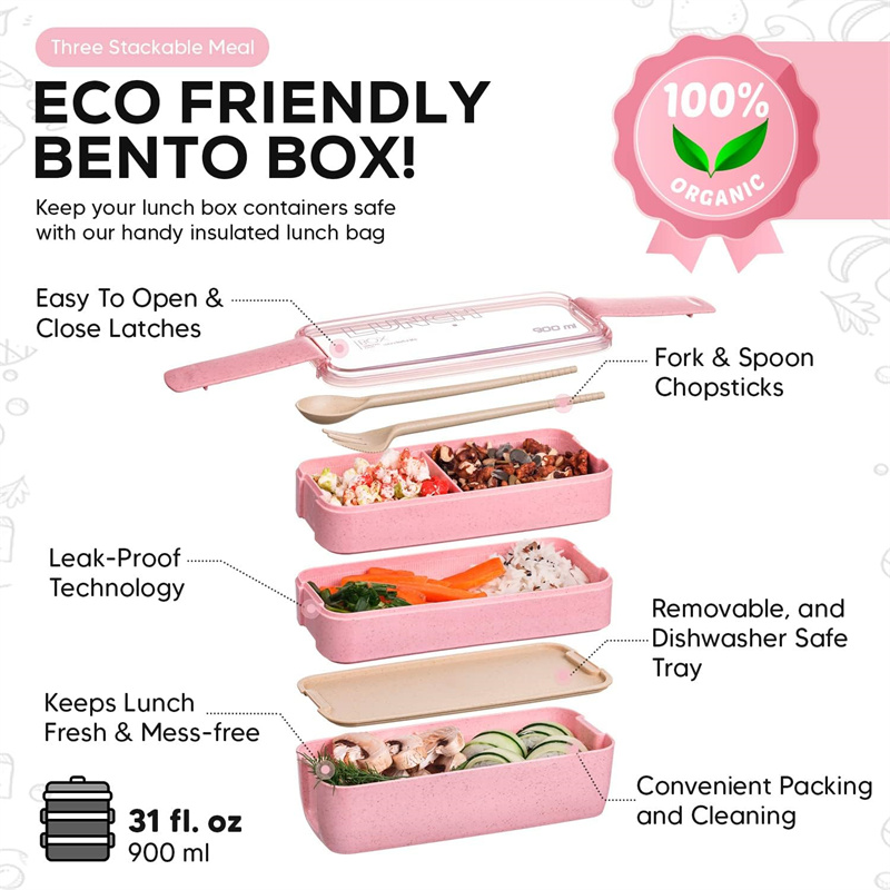 3-In-1 scomparto Bento Box In  - Meal Prep Bowl recensione e prezzo