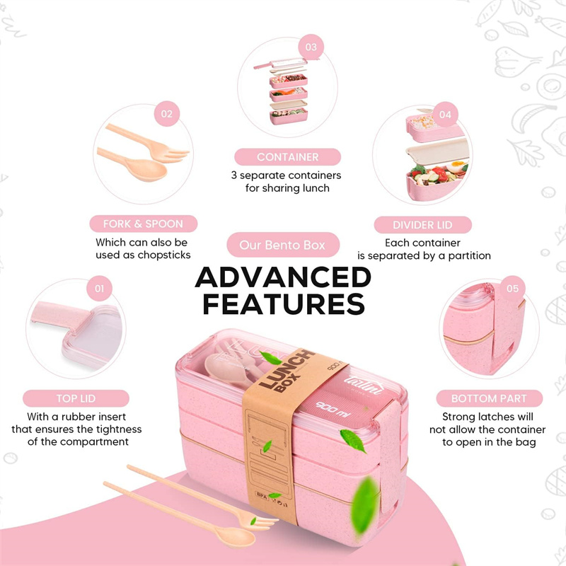 3-In-1 scomparto Bento Box In  - Meal Prep Bowl recensione e prezzo