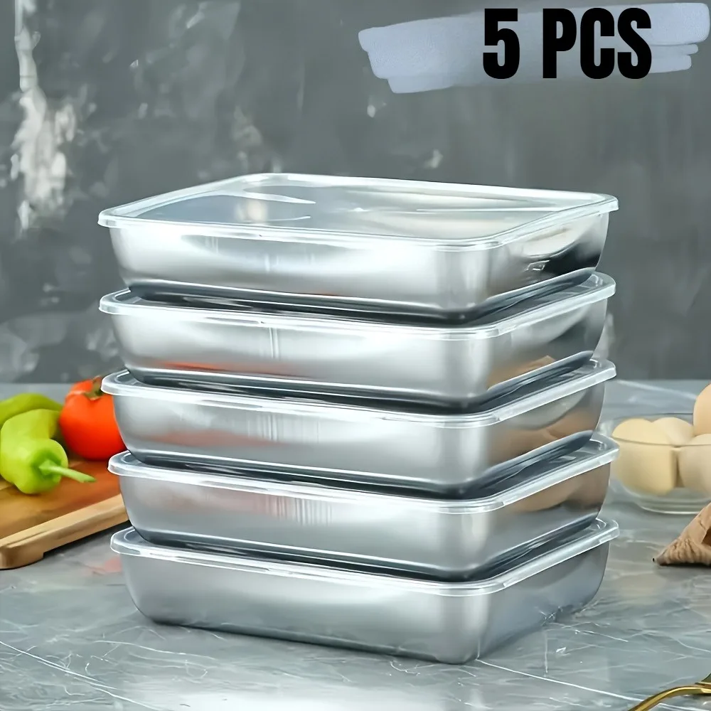 Set di 5 Contenitori per Alime - Meal Prep Glass recensione e prezzo