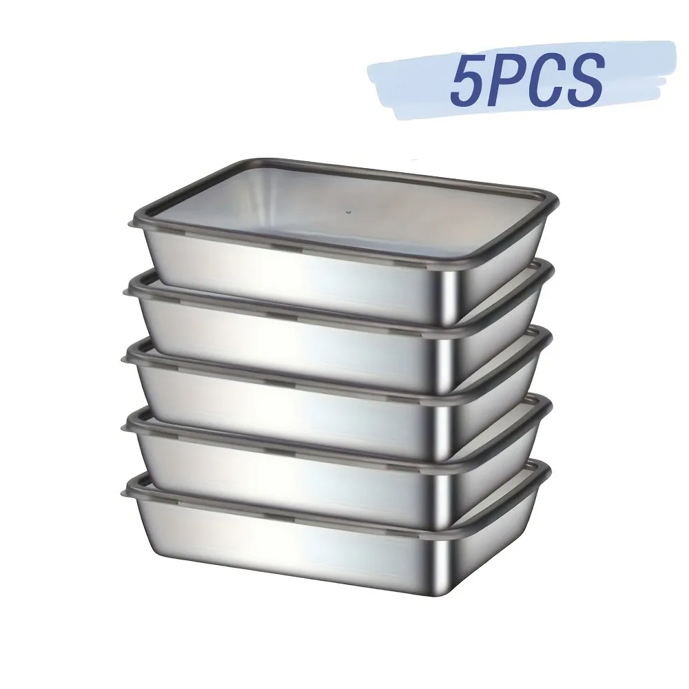 Set di 5 Contenitori per Alime - Meal Prep Glass recensione e prezzo