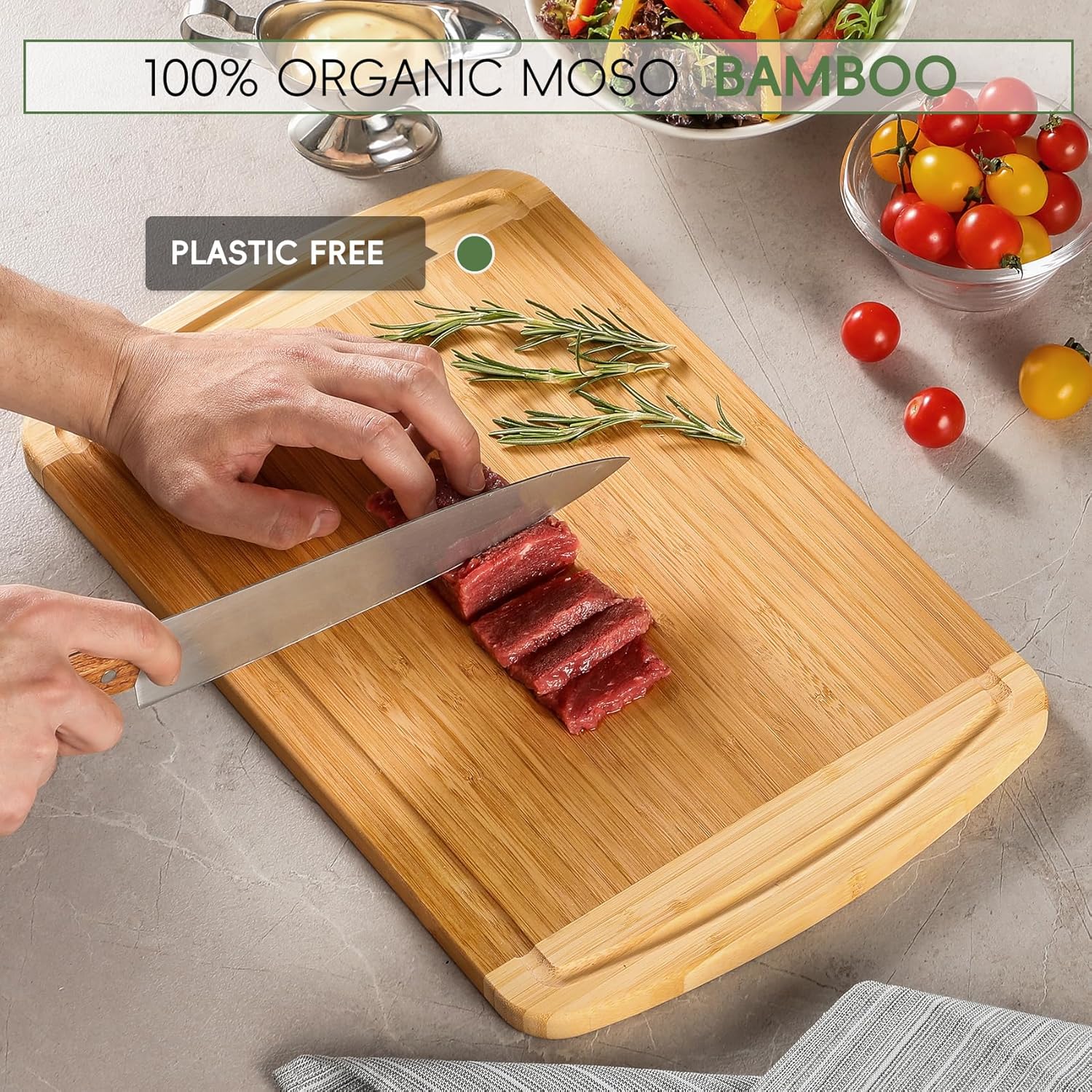 Grande tagliere in bambù per l - Meal Prep Juice recensione e prezzo