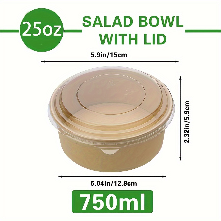 Ciotole di carta da 25 Oz/750  - Meal Prep Bowl recensione e prezzo
